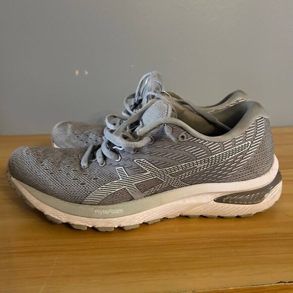 ASICS Gel-Cumulus 22 Flytefoam Running Shoes Womens US 8 Gray Synthetic 1012A741 - Picture 3 of 7